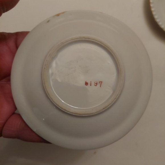 Vintage* 2 Ardalt Porcelain Dogs Playing Cards Coasters - Picture 4 of 6